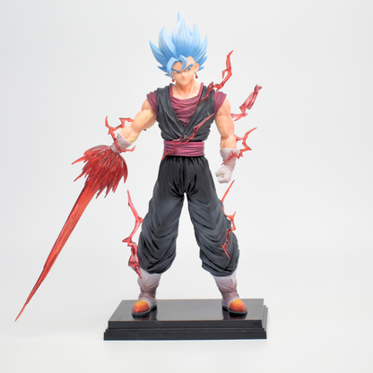 Dragon Ball Super Vegito Blue Figure with Spirit Sword – 3-in-1 Set with Bust and Interchangeable Head