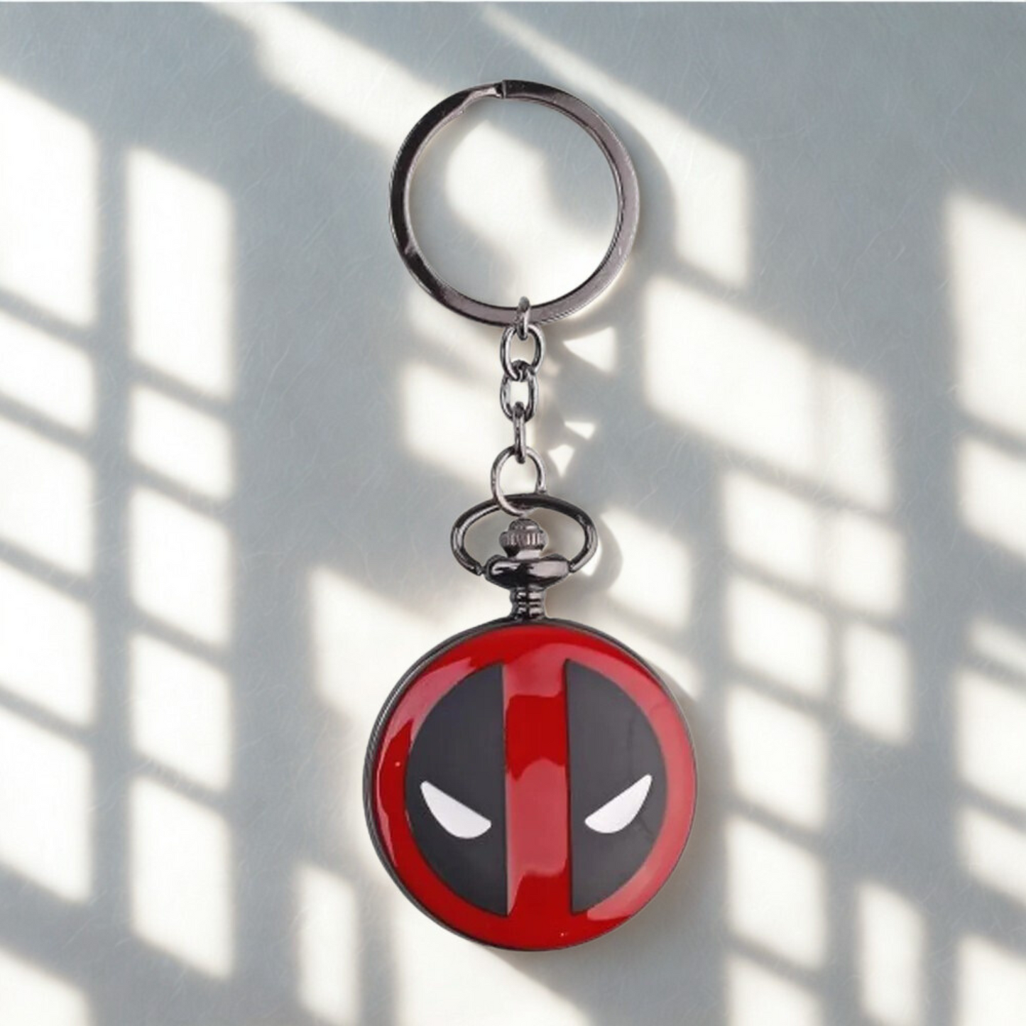 Deadpool Pocket Watch Metal Keychain