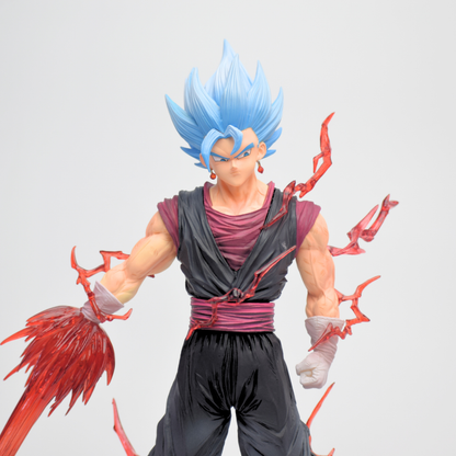 Dragon Ball Super Vegito Blue Figure with Spirit Sword – 3-in-1 Set with Bust and Interchangeable Head