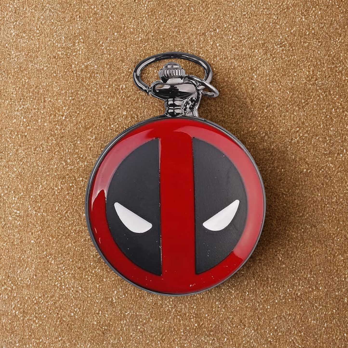 Deadpool Pocket Watch Metal Keychain