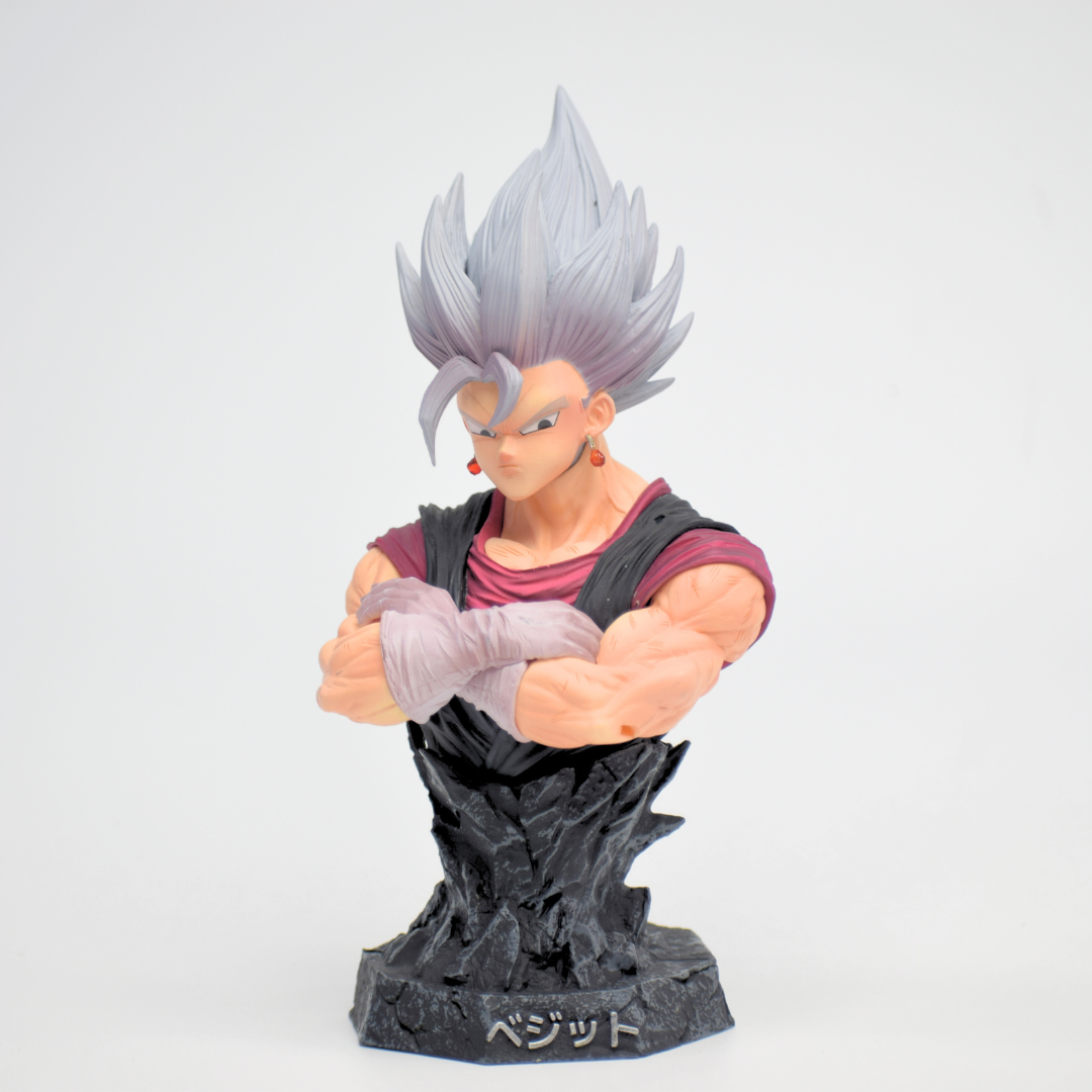 Dragon Ball Super Vegito Blue Figure with Spirit Sword – 3-in-1 Set with Bust and Interchangeable Head
