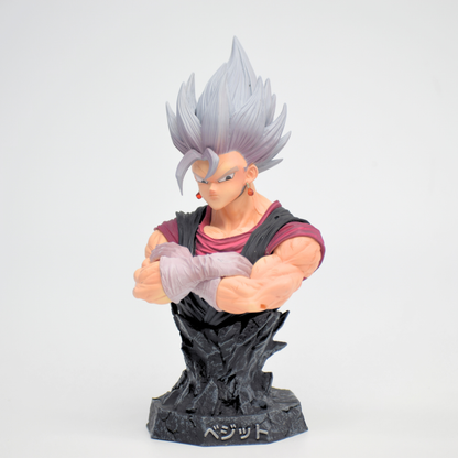 Dragon Ball Super Vegito Blue Figure with Spirit Sword – 3-in-1 Set with Bust and Interchangeable Head