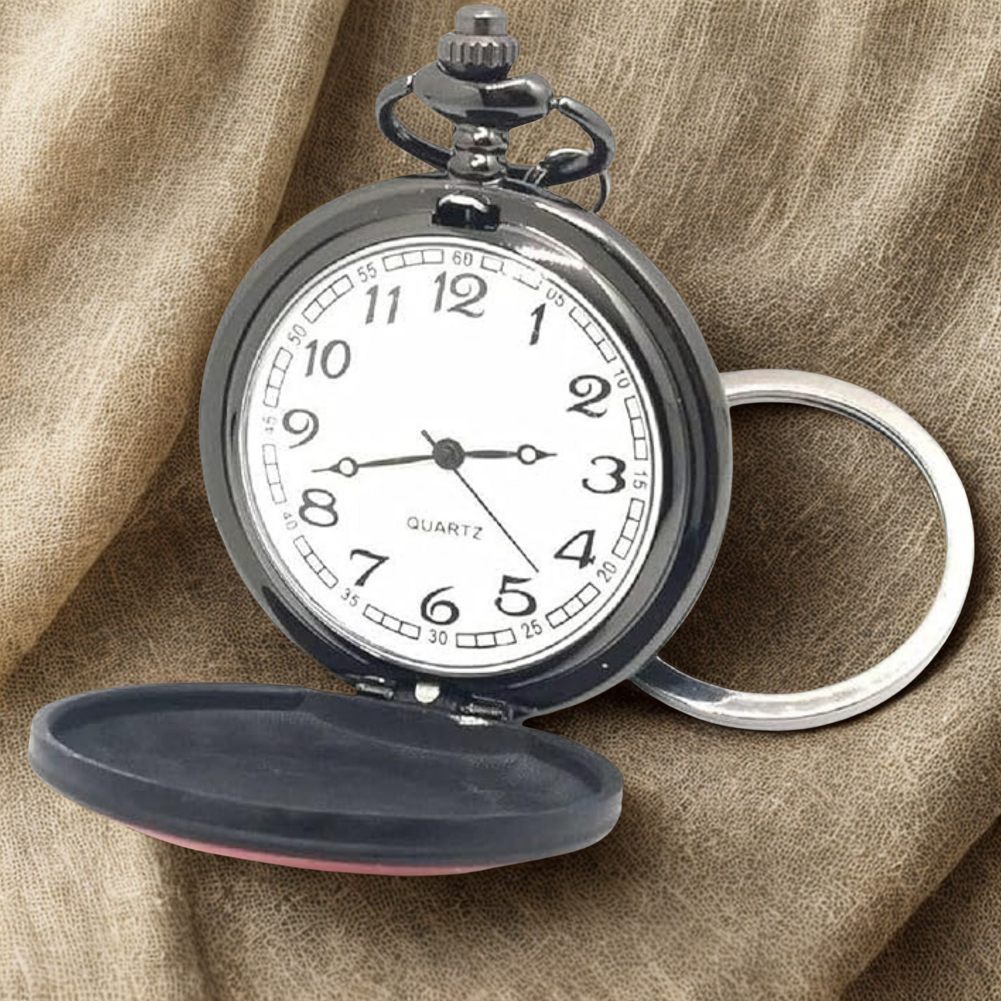 Deadpool Pocket Watch Metal Keychain