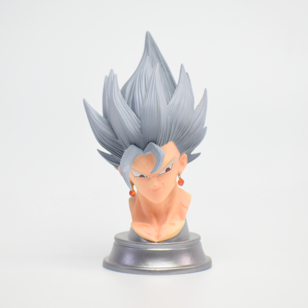 Dragon Ball Super Vegito Blue Figure with Spirit Sword – 3-in-1 Set with Bust and Interchangeable Head