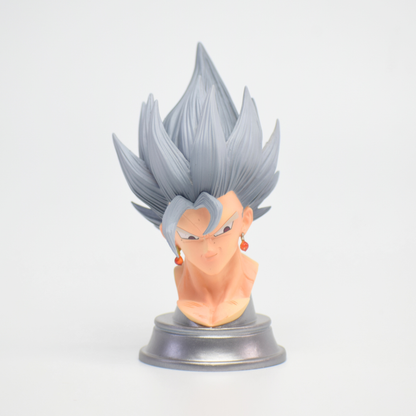 Dragon Ball Super Vegito Blue Figure with Spirit Sword – 3-in-1 Set with Bust and Interchangeable Head