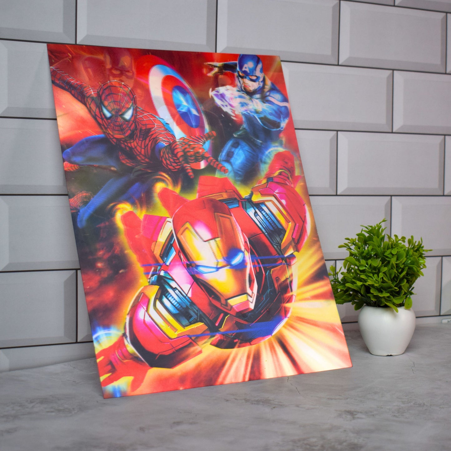 Avengers Action Trio Poster – 3D Lenticular A3 Poster