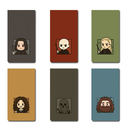 Harry Potter Villains Magnetic Bookmarks – Set of 6 | Gyaanstore Exclusive