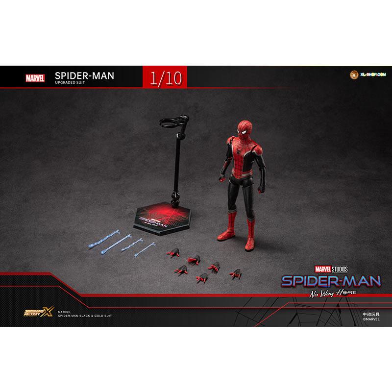 Spider-Man Upgraded Suit ZD Toys Action Figure – 1/10 Scale Marvel Collectible (No Way Home)