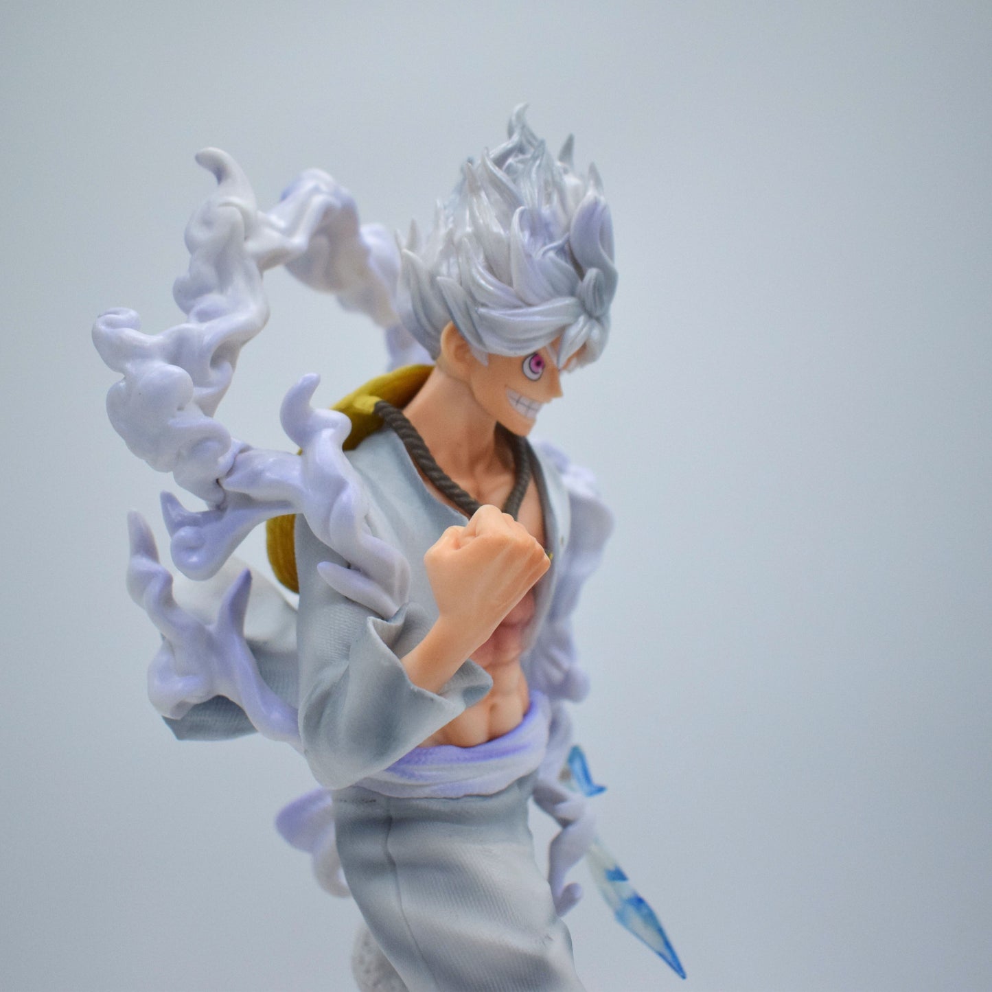 Gear 5 Luffy – 38cm Premium Anime Figure with LED Skull Base