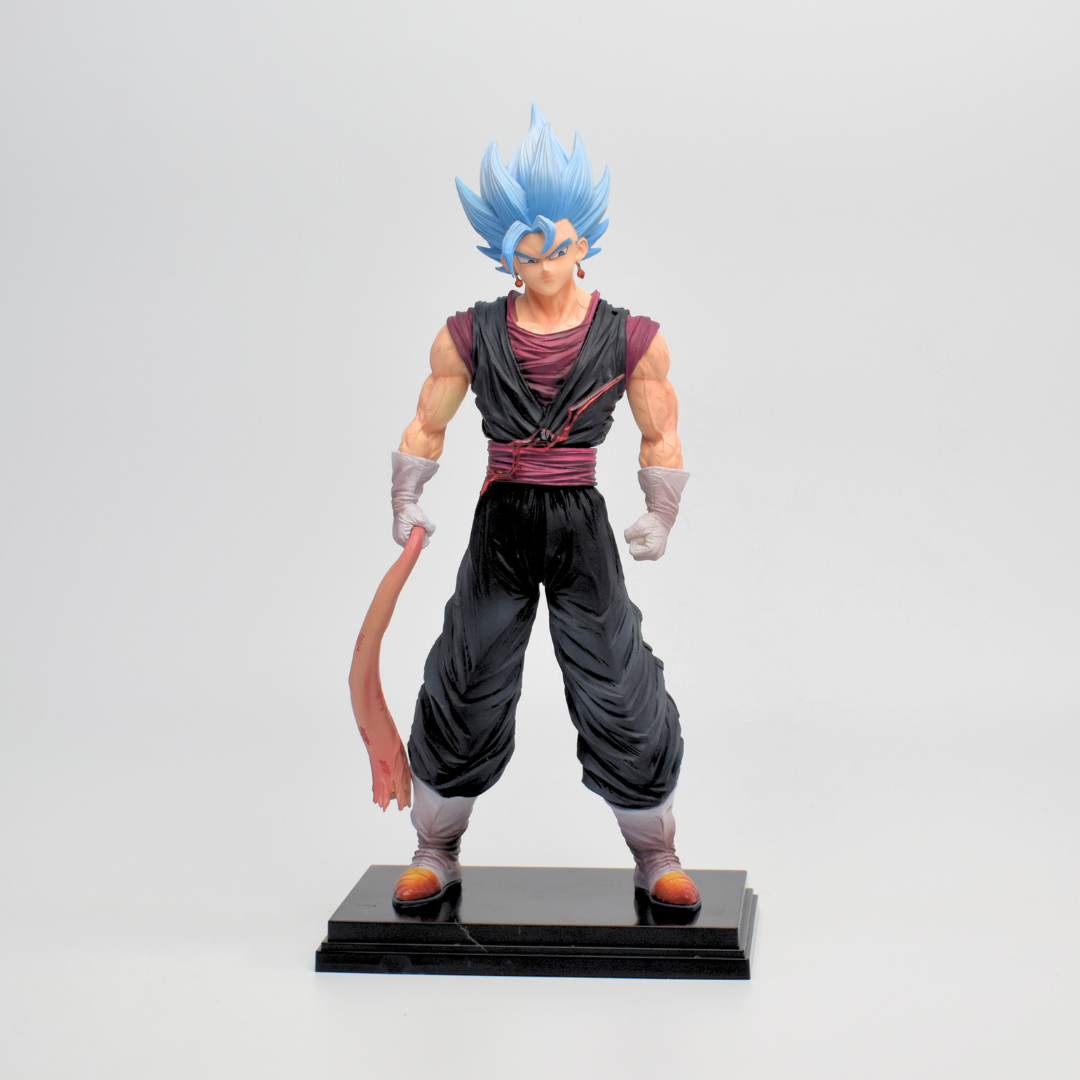 Dragon Ball Super Vegito Blue Figure with Spirit Sword – 3-in-1 Set with Bust and Interchangeable Head