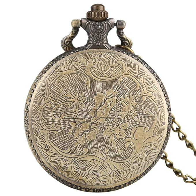 Iron Man Pocket Watch Keychain Antique Vintage Classic Retro Metal Keychain for Car Bikes Key Ring