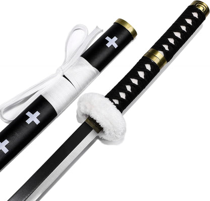 One Piece Cosplay Sword Trafalgar D. Law Life Size Kikoku Replica Katana – 104 cms (Wooden)