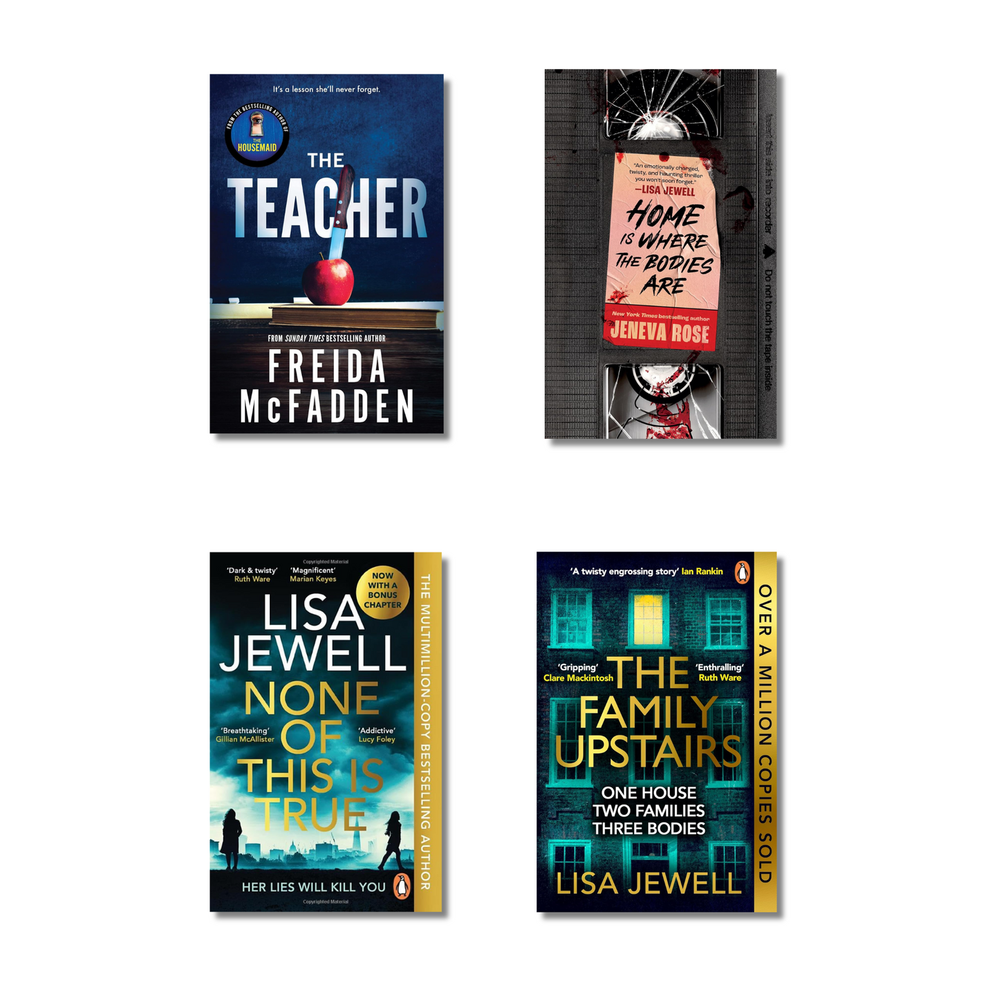 (Combo 4 Books) Mystery thriller