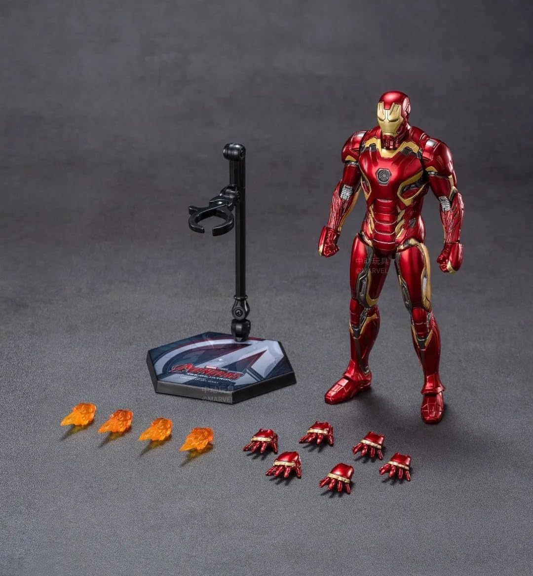 Iron Man Mark XLV ZD Toys Action Figure – 1/10 Scale Marvel Collectible (Age of Ultron)
