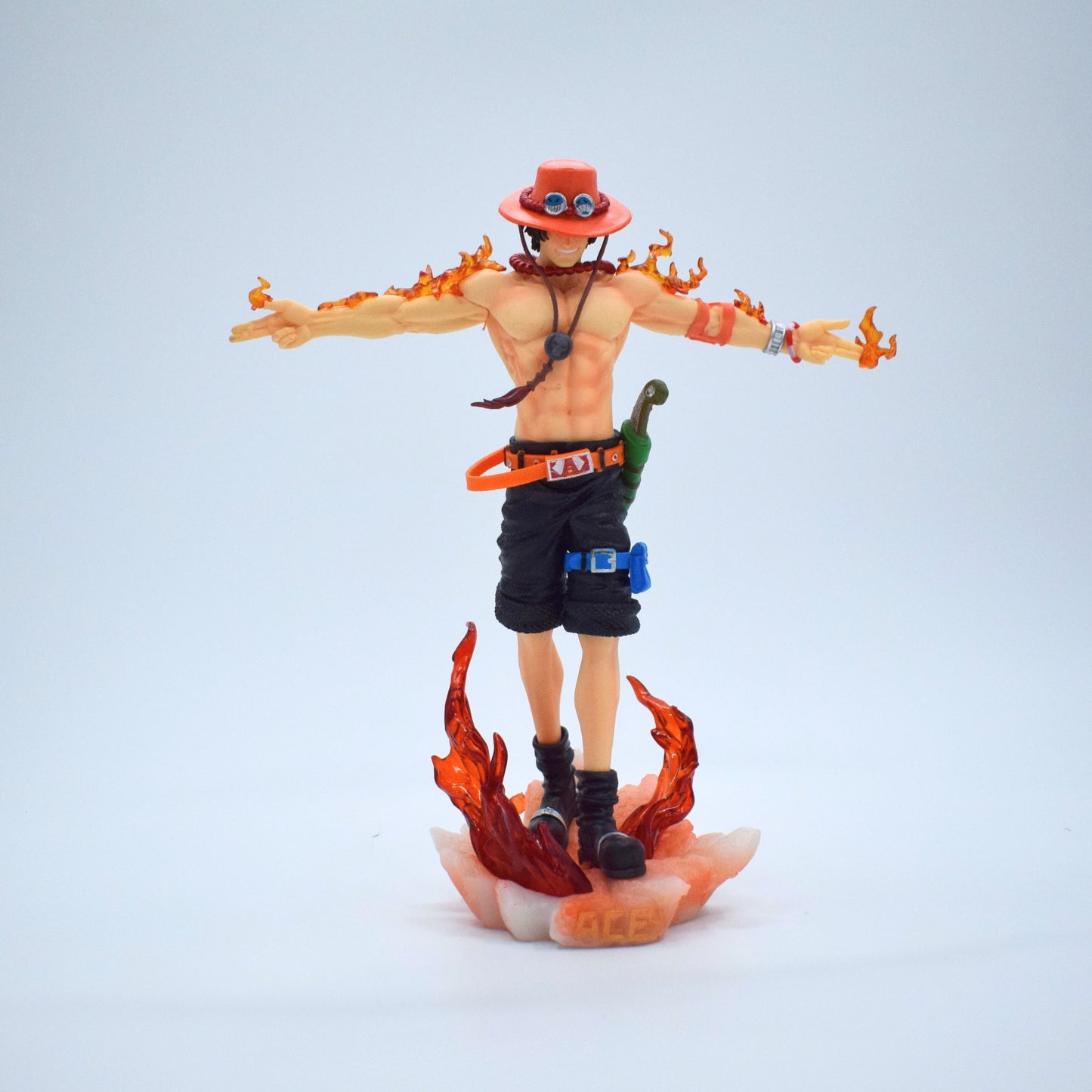 Portgas D. Ace LED Flame Statue – 27 cm Premium Anime Collectible