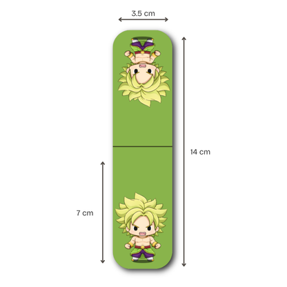Dragon Ball Z Magnetic Bookmarks – Set of 9 | Chibi Goku, Vegeta, Frieza, Beerus & More