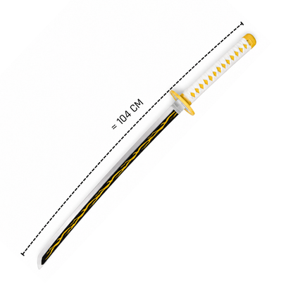 Demon Slayer: Zenitsu Nichirin Katana Led Katana 104cm