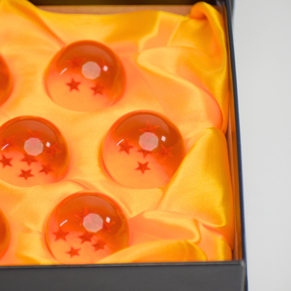 Dragon Ball Z 7 Dragon Balls Set in Shenron Gift Box – Collectible Star Ball Set