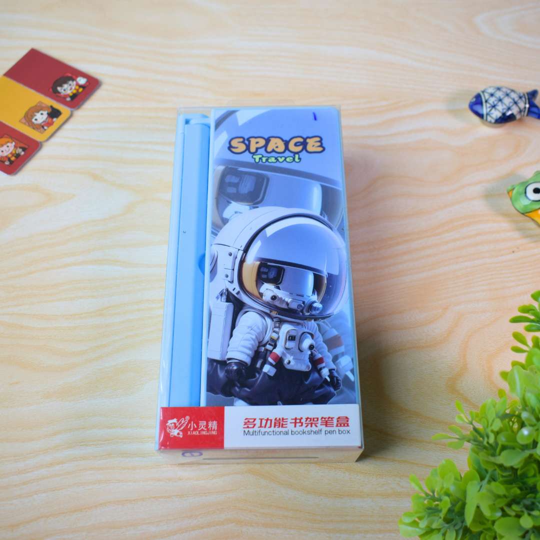 Pencil Box for Kids – Iron Warrior,study smart Cartoon, Cute Bunny & Space Travel Astronaut Themes