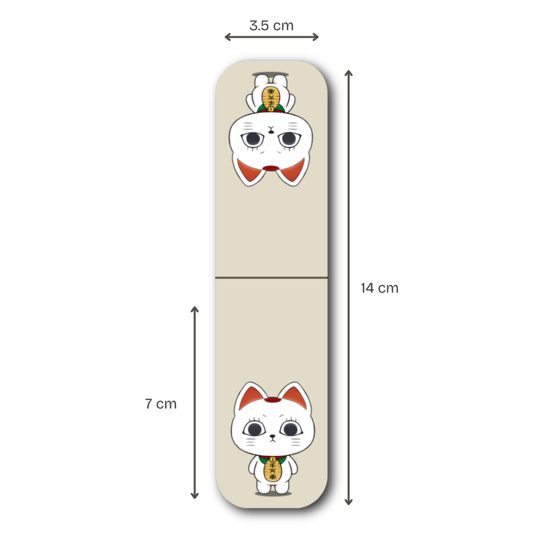 Dandadan Magnetic Bookmarks – Set of 6 | Chibi Momo, Okarun, Turbo Granny & More