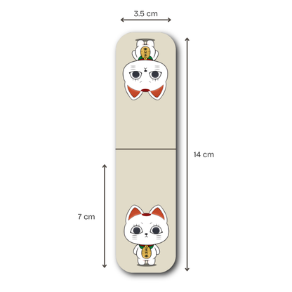Dandadan Magnetic Bookmarks – Set of 6 | Chibi Momo, Okarun, Turbo Granny & More
