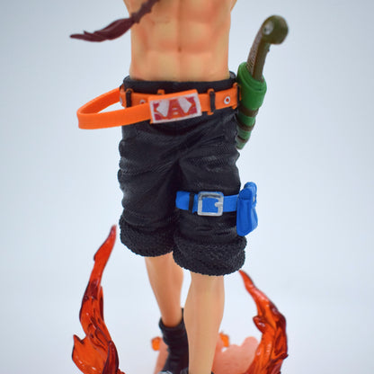 Portgas D. Ace LED Flame Statue – 27 cm Premium Anime Collectible