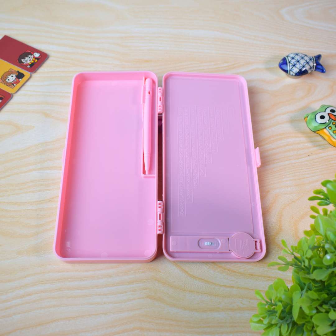 LCD Writing Tablet Pencil Case – 2-in-1 Digital Drawing Board & Multi-Compartment Stationery Organizer for Kids