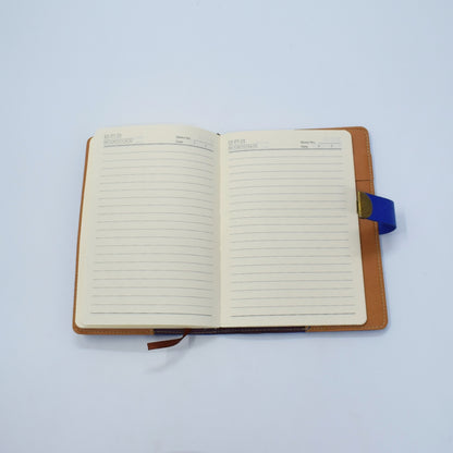 Vintage Lock Diary Notebook – Premium Password Journal with Ornate Cover Blue