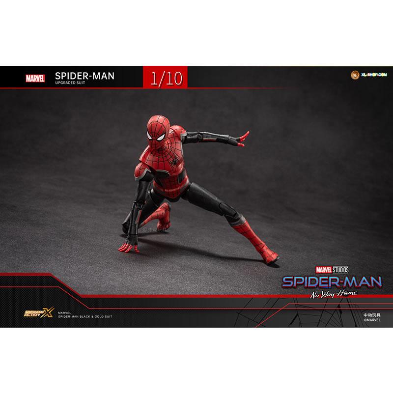 Spider-Man Upgraded Suit ZD Toys Action Figure – 1/10 Scale Marvel Collectible (No Way Home)