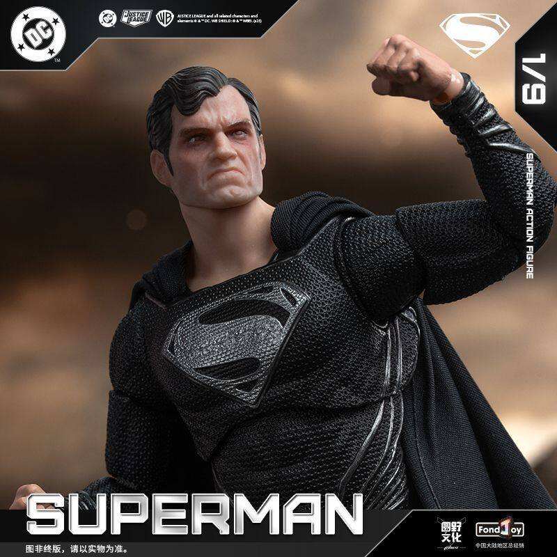 Black-Suit Superman 2.0 — Fondjoy DC Action Figure - image 6