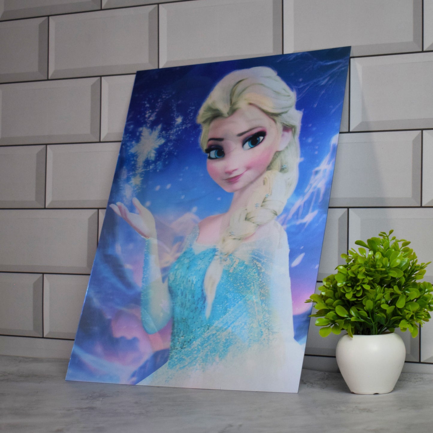 Frozen Elsa & Anna Artwork – 3D Lenticular A3 Poster
