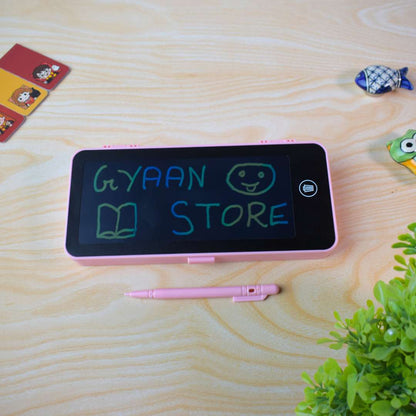 LCD Writing Tablet Pencil Case – 2-in-1 Digital Drawing Board & Multi-Compartment Stationery Organizer for Kids