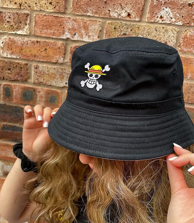 Straw Hat Pirates Bucket Hat – Premium Embroidered Anime Cap
