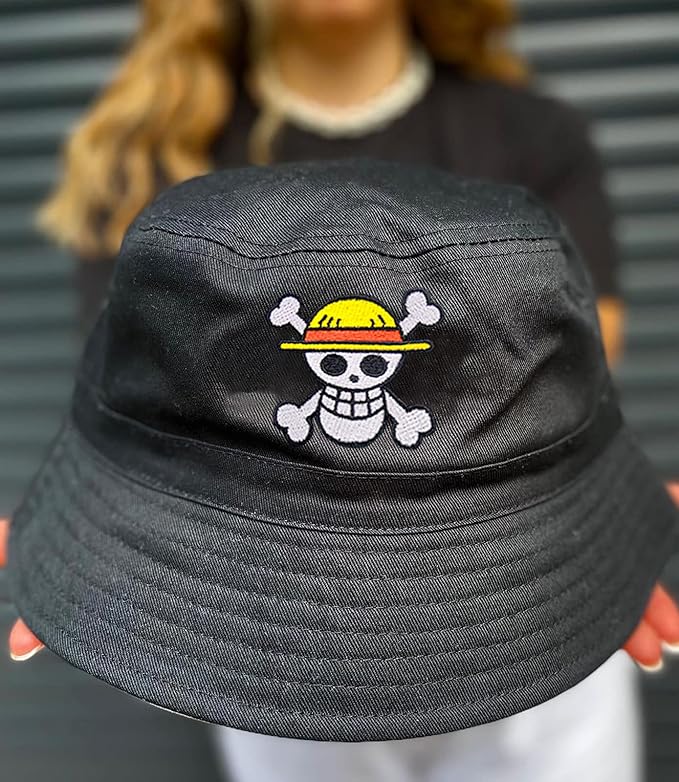 Straw Hat Pirates Bucket Hat – Premium Embroidered Anime Cap