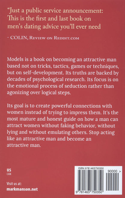 Models: Attract Women Through Honesty By Mark Manson (Paperback)