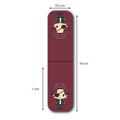 Windbreaker Anime Magnetic Bookmarks – Set of 6 | Chibi Sakura, Suo, Hiragi & More