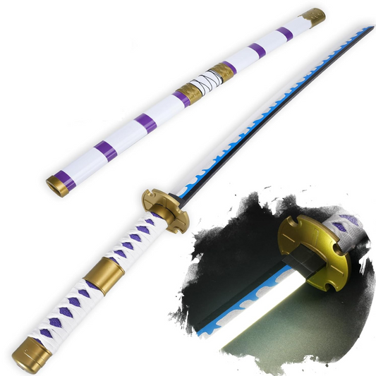 One Piece: Rorono Zoro Cosplay Replica Led Katana - 40 inches Rechargeable