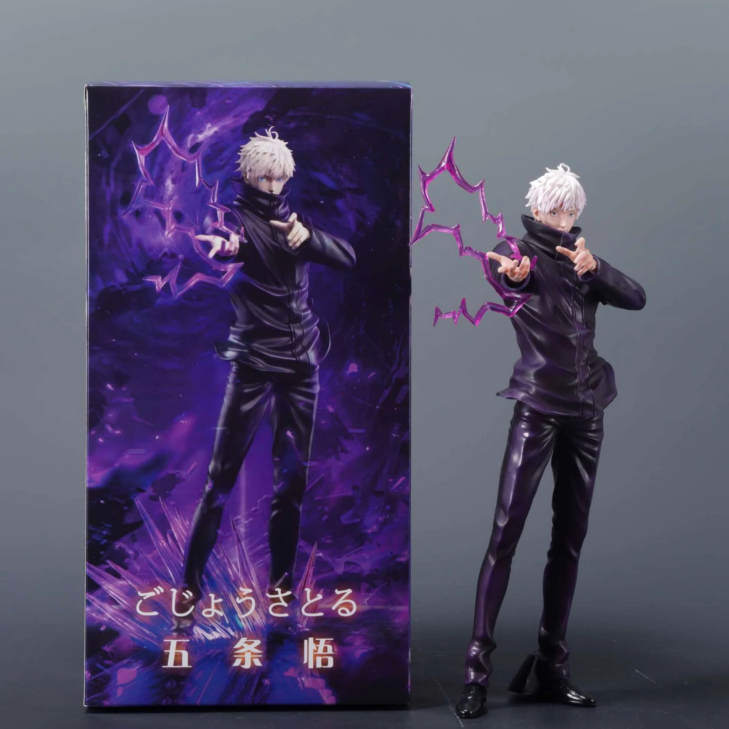 Satoru Gojo action figure performing cursed energy blast – 31cm Jujutsu Kaisen PVC collectible