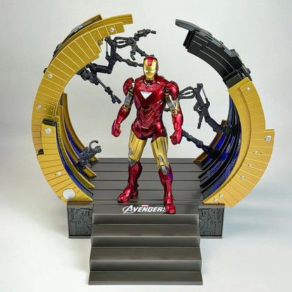 Iron Man Mark 6 with Suit-Up Gantry — ZD Toys Set - image 2