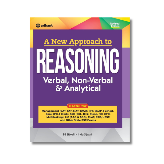 Arihant A New Approach to Reasoning (Verbal, Non-Verbal & Analytical)