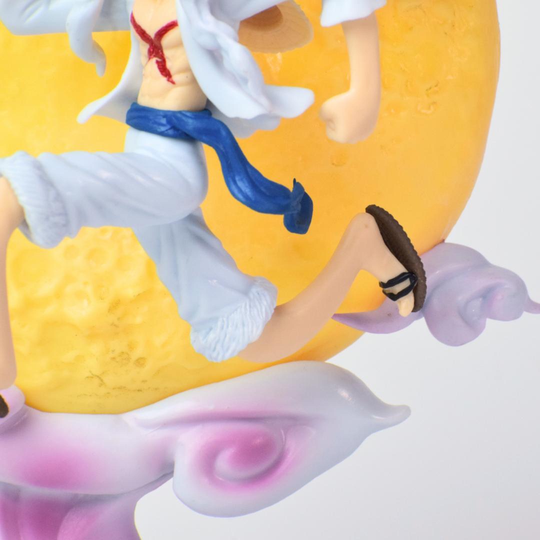 Monkey D. Luffy Gear 5 Moonlight Edition – 3D LED Anime Statue