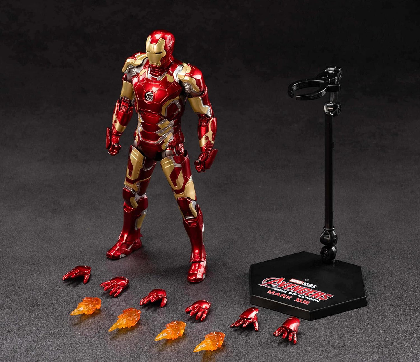 Iron Man Mark XLIII ZD Toys Action Figure – 1/10 Scale Marvel Collectible (Age of Ultron)