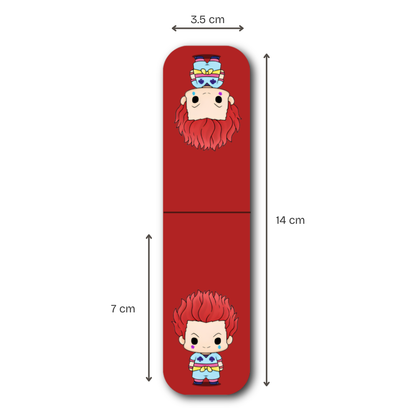 Hunter x Hunter Magnetic Bookmarks – Set of 6 | Chibi Gon, Killua, Hisoka & More