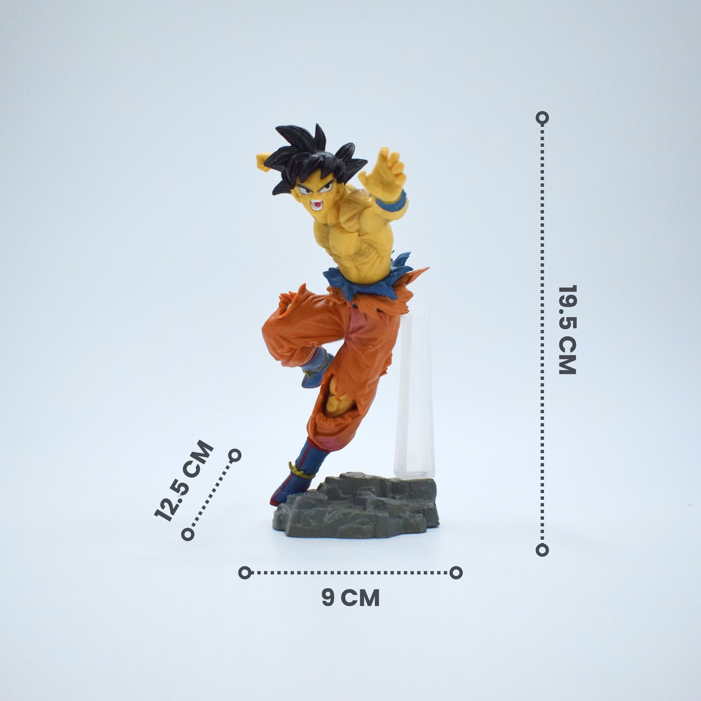 Goku Action Figure – 19.5 cm Dynamic Battle Pose Anime Collectible