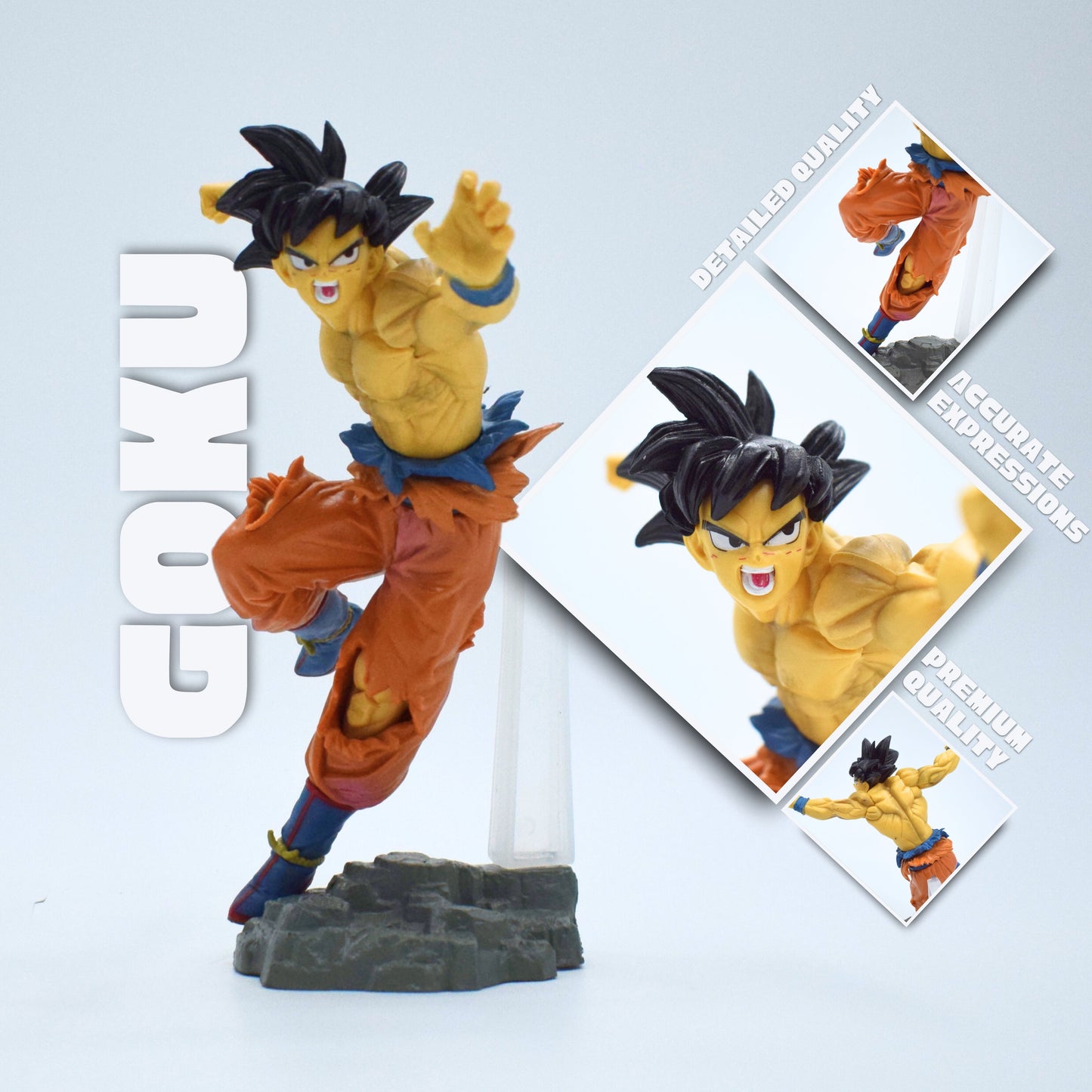 Goku Action Figure – 19.5 cm Dynamic Battle Pose Anime Collectible