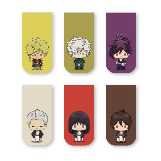 Hell's Paradise Magnetic Bookmarks – Set of 6 | Chibi Gabimaru, Sagiri, Yuzuriha & More