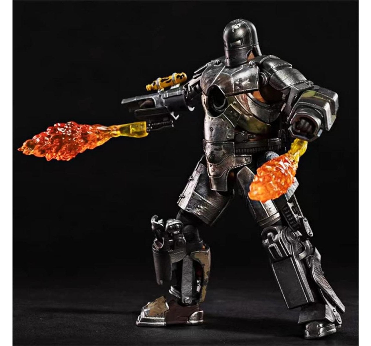 Iron Man Mark I ZD Toys Action Figure – 1/10 Scale Marvel Collectible (Iron Man)