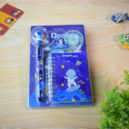 Stationery Gift Set – Notebook, Pen & Correction Tape