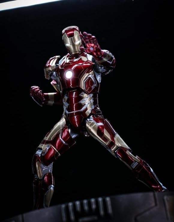 Iron Man Mark 43 — ZD Toys Action Figure - LED Light-Up edition - image 4