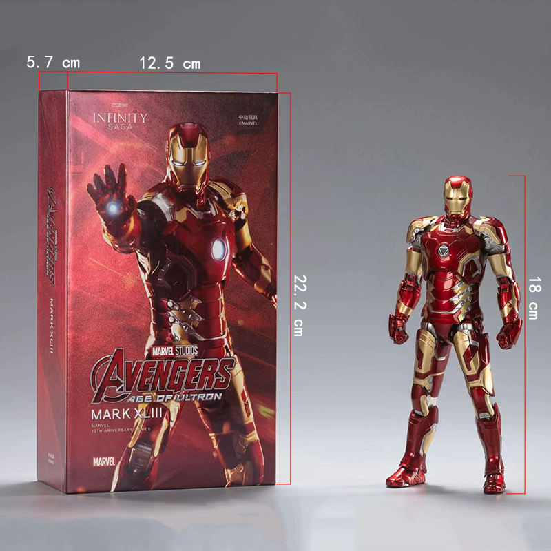 Iron Man Mark 43 — ZD Toys Action Figure - image 3